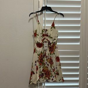 NWT FREE PEOPLE Happy Heart Mini Dress in Ivory